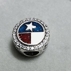 PANDORA Texas Lone Star Flag Exclusive Charm